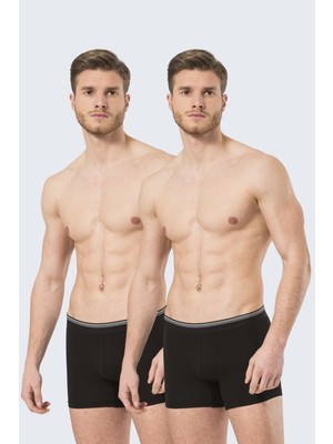 Türen Erkek Likrali Torbalı Boxer 2'li Paket, %95 Pamuk, %5 Elastan