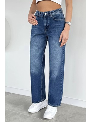 Gülseli Kadın Yüksek Bel Jean Kot Pantolon P-00021539