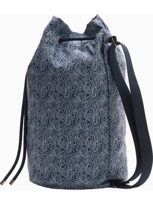 04651 / A Trip In A Bag  Seamap Unisex Deniz Desenli Seyahat Çantası