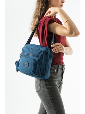 Baginn Kadın Postacı Çanta 28*32 cm 571 Collection Klinkır Hafif Yağmur Geçirmez Klinkır Kumaş Çok Cepli