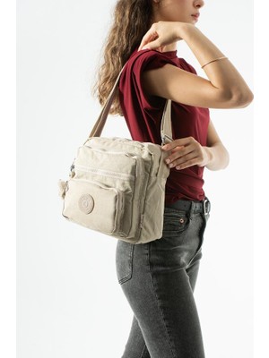 Baginn Kadın Postacı Çanta 28*32 cm 571 Collection Klinkır Hafif Yağmur Geçirmez Klinkır Kumaş Çok Cepli