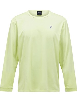 Peak Performance M Traıl Ls Erkek Günlük Tişört G79358090T Yeşil
