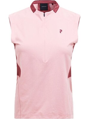 Peak Performance W Mountaın Breath Sl Polo Kadın Günlük Tişört G80812020T Pembe