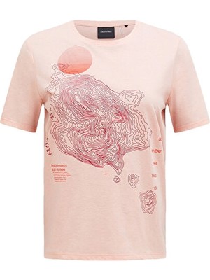 Peak Performance W Explore Graphıc Tee Kadın Günlük Tişört G79742260T Pembe