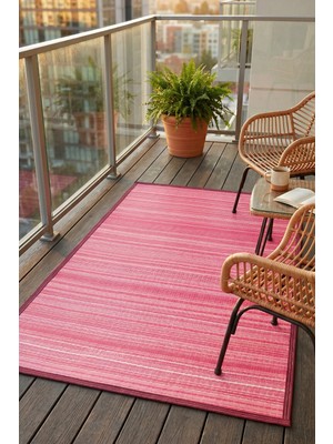 Dekozer Esterilla Katlanabilir Hasır Kilim Mat | Çift Taraflı-Plaj-Piknik-Kamp-Bahçe-Balkon-Teras-Karavan
