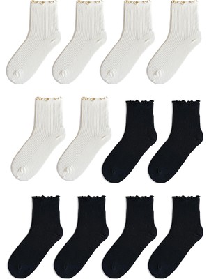 QUALITY WALKING Monochrome Series Soket Çorap 12'li Set