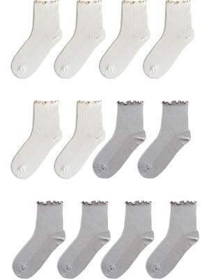 QUALITY WALKING Monochrome Series Soket Çorap 12'li Set