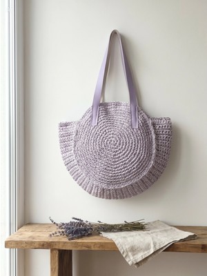 Meya Design Gündelik Kullanım Için Kompakt Örgü El Çantası (40X23 Cm)