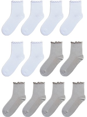 QUALITY WALKING Monochrome Series Soket Çorap 12'li Set