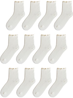 QUALITY WALKING Monochrome Series Soket Çorap 12'li Set