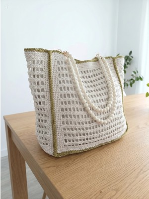 Meya Design Modern Detaylı Büyük Boy Omuz Çantası - 35 cm x 44 cm