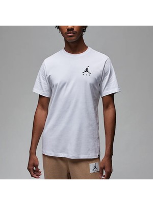 Nike Jordan Jumpman Air Pamuklu Beyaz Erkek Tişört