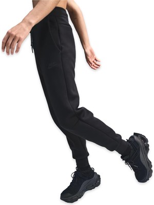 Nike HV6779 Sportswear Tech Fleece Mid-Rise Sweatpants Siyah Kadın Eşofman Altı
