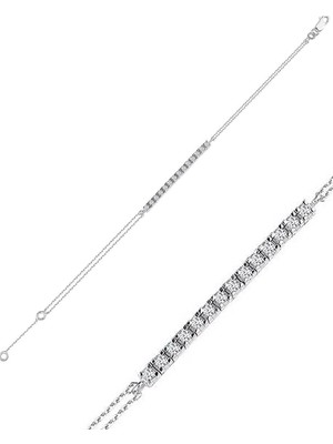 İryum 0.36ct (E-F vs)  Pırlanta Suyolu Bileklik