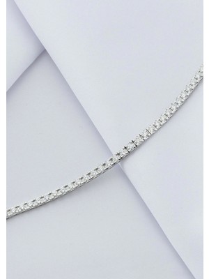İryum 6.29ct (G-H vs) Pırlanta Suyolu Bileklik