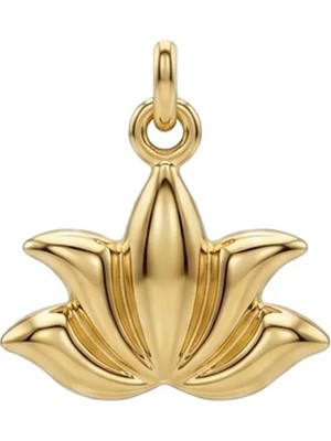Hakan Mücevherat Lotus Figürlü 14 Ayar Kolye Ucu 0,40 Gram