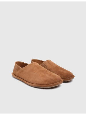 İLVİ Casparo Hakiki Süet Deri Erkek Taba Loafer Ayakkabı