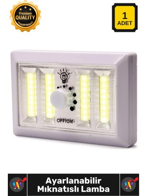 Wintoup #lamba Cob LED Pilli Kamp Masa Üstü Askılı Dimmerli Işık Seviyesi Ayarlanabilir Mıknatıslı Lamba