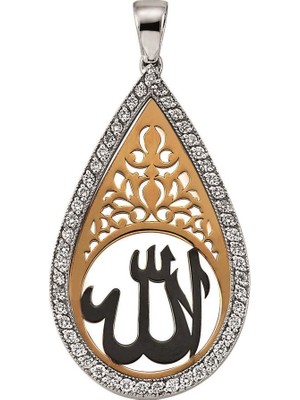 İryum Altın Allah ( adı ) Kolye