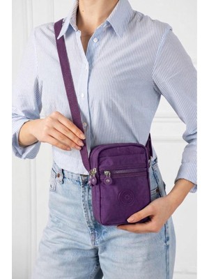 Baginn Klinkır Telefon Çantası Mini Postacı Çanta 22*12 cm Çapraz Askılı Omuz Çantası Günlük Hafif Çanta