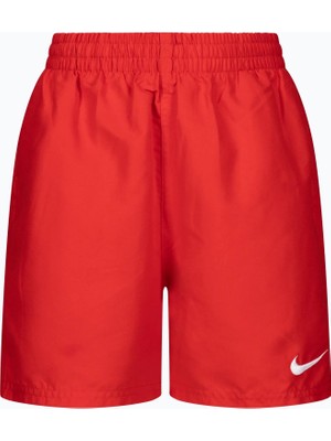 Nike Swim Breaker NESSB866 Solid Essent 4" Kids Volley Kırmızı Unisex Şort