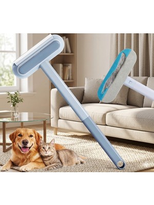 Kedi-Köpek Tüy Temizleme Sihirli Fırça Pencere Ekran Koltuk Halı Temizleyici 4ü1 Arada