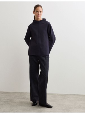 Marks & Spencer Jersey Yaka Detaylı Bluz