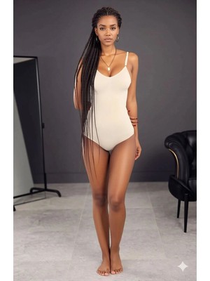 Fevien Kadın Ip Askılı Zıbın Atlet Korse - Toparlayıcı Body Günlük Kullanım & Iç Giyim