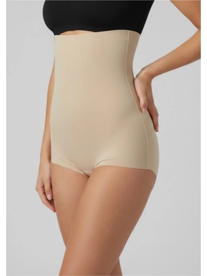 Fevien Lazer Kesim Iz Yapmayan Yüksek Bel Slip Korse - 1 Beden Şekillendirici Korse