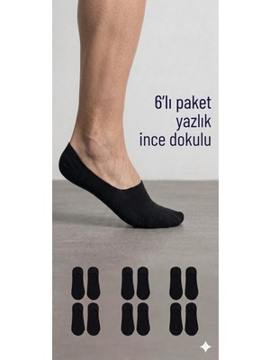 Km Collections 6'lı Paket Bay&bayan Babet Çorap