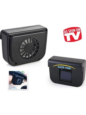 bebekokusu Auto Fan Güneş Enerjisiyle Çalışan Araç Içi Soğutucu