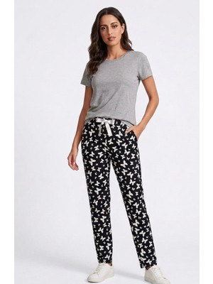 Lady Queen Kadın Viskon Pijama Altı Yumuşak Dokulu Kumaş