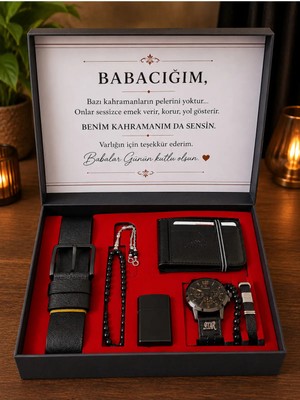 İnci Sepette Baba Hediye Seti Babaya, Eşe Özel Şık Erkek Seti erkek.inci.set, one size  Babalar günü hediye seti
