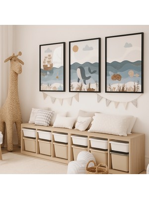 Nt Handmade Çerçeveli Uv Baskı Bebek Çocuk Odası Duvar Tablosu – Modern & Şık Duvar Dekoru