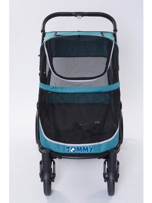 Hcctrend Tommy Evcil Hayvan Arabası Turkuaz 112*65*100CM Max 40KG