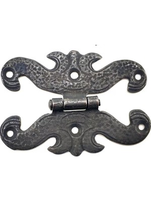 Belirtilmemiş Antika Tarz Dekoratif Pirinç Kelebek Menteşe - 63X45 Mm, Oksit