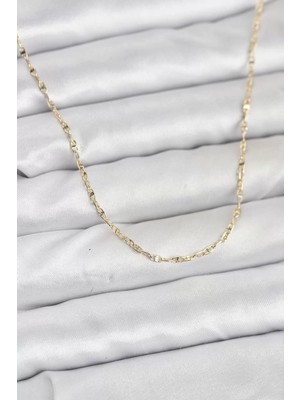Belirtilmemiş cm 14K Gold Renk Gemici Zincir Model 60 cm Kadın Kolye - TJ-BKO10936
