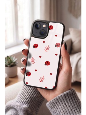 Snacase Apple iPhone 13 / 14 Uyumlu Uğur Böceği Tasarımlı Glossy Premium Kılıf
