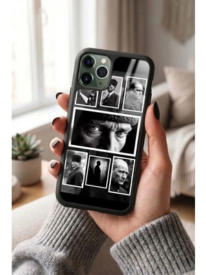 Snacase Apple iPhone 11 Pro Uyumlu Atatürk Portresi Tasarımlı Glossy Premium Kılıf