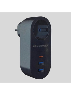 tp Buğz 2 Usb,1 Type-C Girişli 1'li Çocuk Korumalı,ısıya Karşı Dayanıklı 2500WATT Termal Akım Korumalı Priz