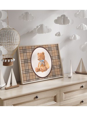 Luxor Pixels (Çerçevesiz) Teddy Bear Çocuk Odası Poster