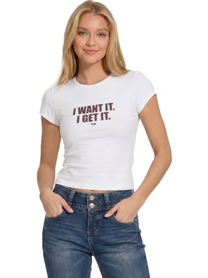 Tally Weijl Kadın T-Shirt - STSCOLYLE22