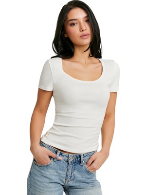 Tally Weijl Kadın T-Shirt - Stscoorla