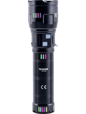 Marsilyan Wison WS-1150 Uzun Menzilli 60 Watt 5500 Lümen Profesyonel Güçlü El Feneri