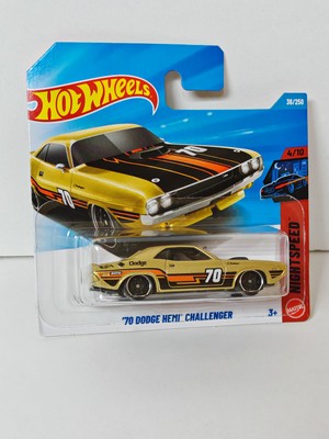 Hot Wheels Nıghtspeed Serisi - 70 Dodge Hemı Challenger Model Araba
