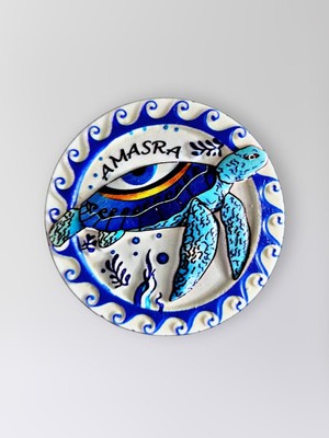 Mundy Amasra Polyester Kabartmalı Kaplumbağalı Magnet 7 cm Dekoratif Hediyelik Buzdolabı Süsü (KOD:1300)