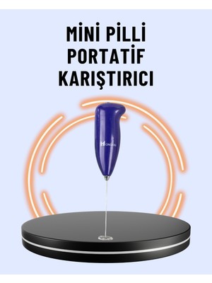 Portatif Kahve Köpürtücü – Latte, Cappuccino, Milkshake ve Puding Yapıcı