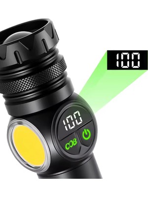 Marsilyan 9 Mod Şarjlı Kamp Lambası El Feneri WT-704