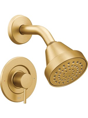 Moen T2192BG Yalnız Duş, Fırçalanmış Altın
