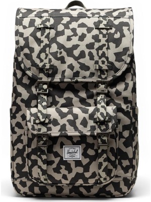 Herschel Little America 15"/16" Inc Uyumlu Orta Boy Sırt Çantası 21L 21L Gölgeli Piksel Siyah